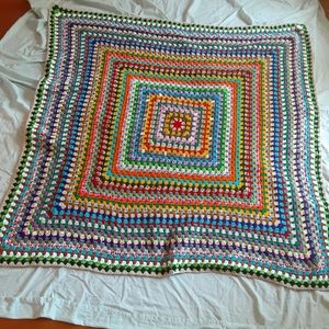Brand new, Handmade 5x5 crochet Afghan